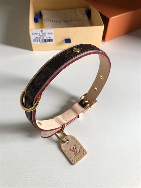 replica louis vuitton dog collar|louis vuitton dog bandana.